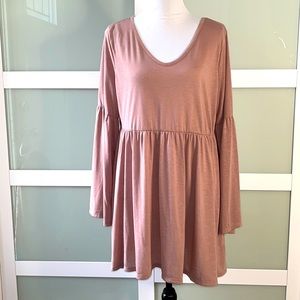 Elegant Mauve Tunic Top